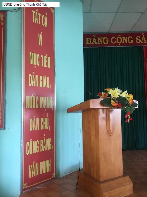 UBND phường Thanh Khê Tây