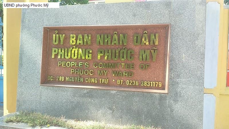 UBND phường Phước Mỹ