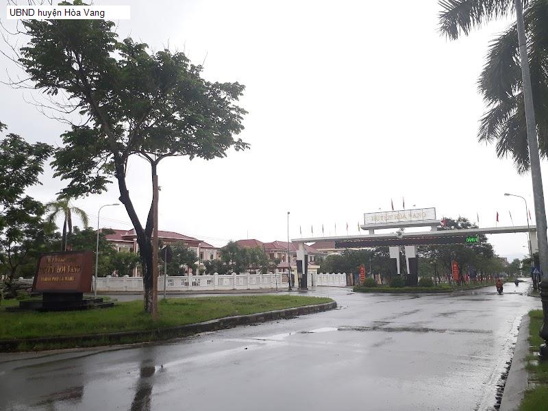 UBND huyện Hòa Vang