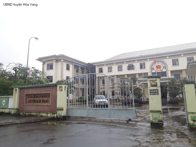 UBND huyện Hòa Vang