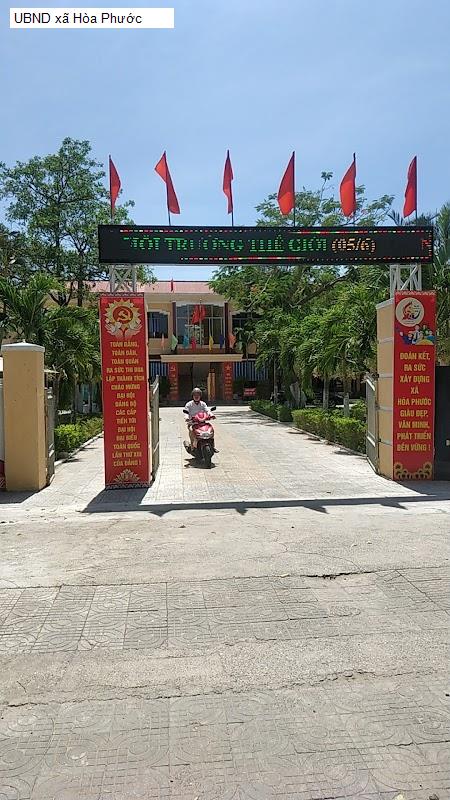 UBND xã Hòa Phước