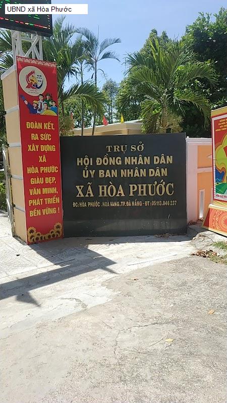 UBND xã Hòa Phước