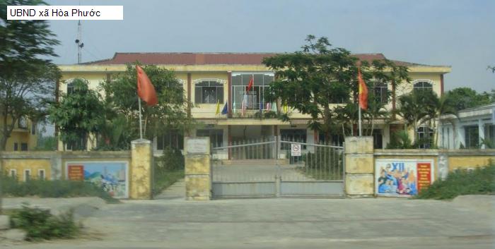 UBND xã Hòa Phước
