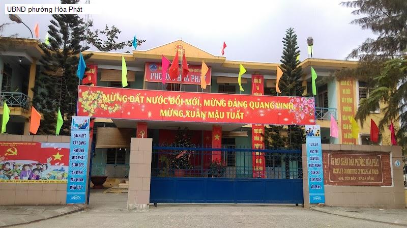 UBND phường Hòa Phát