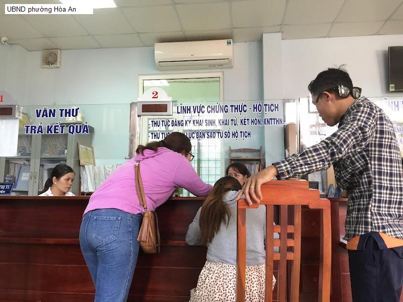 UBND phường Hòa An