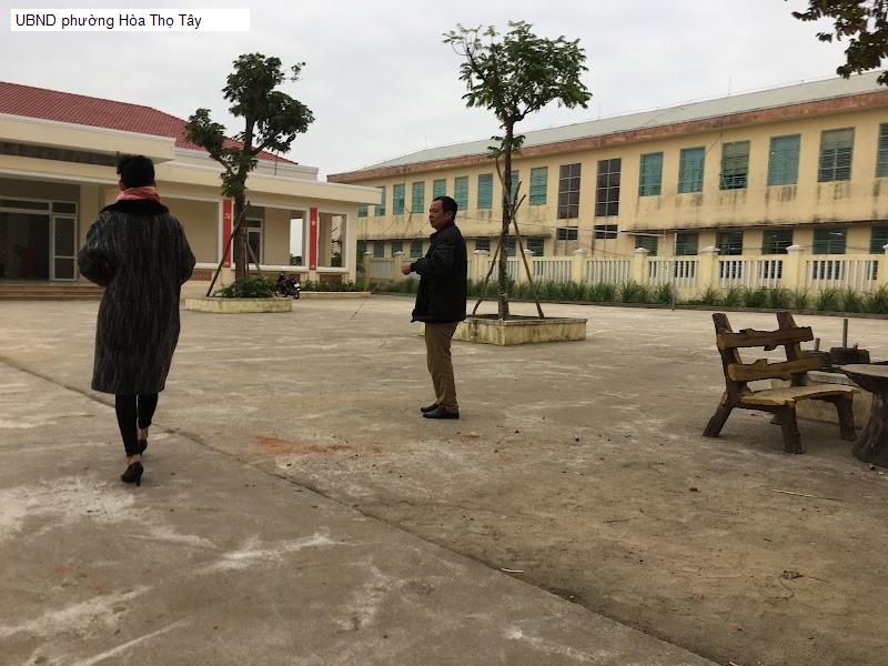 UBND phường Hòa Thọ Tây