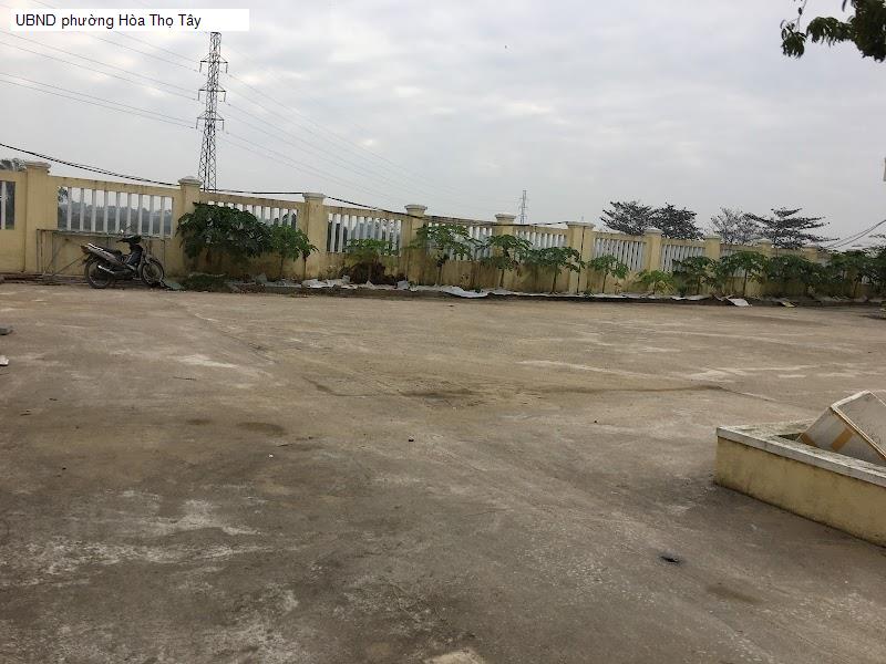 UBND phường Hòa Thọ Tây